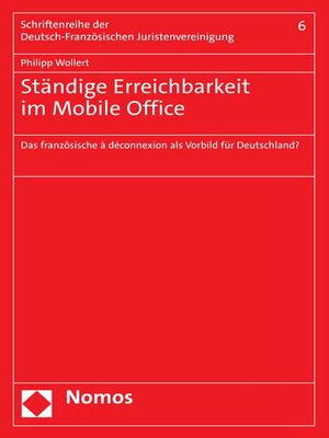 cover image of Entgrenzte Tätigkeit und ständige Erreichbarkeit im Mobile Office